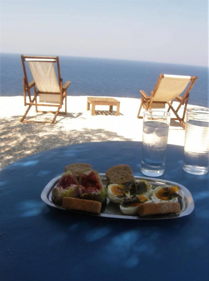 Вилла C & C _ Cycladic House With Endless Sea View Эрмуполис Экстерьер фото