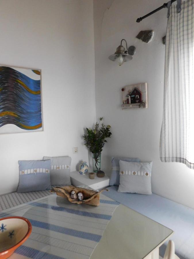 Вилла C & C _ Cycladic House With Endless Sea View Эрмуполис Экстерьер фото