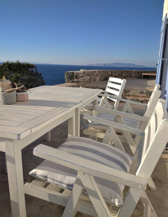 Вилла C & C _ Cycladic House With Endless Sea View Эрмуполис Экстерьер фото